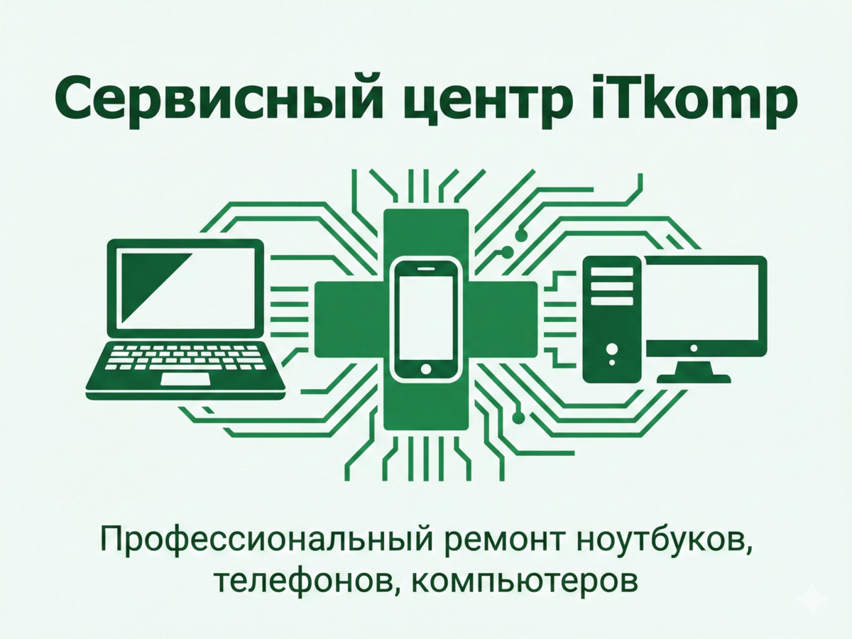 Ремонт телефонов, ноутбуков, компьютеров